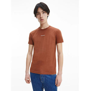 Administrovat Calvin Klein hnědé tričko - XL (GE6)